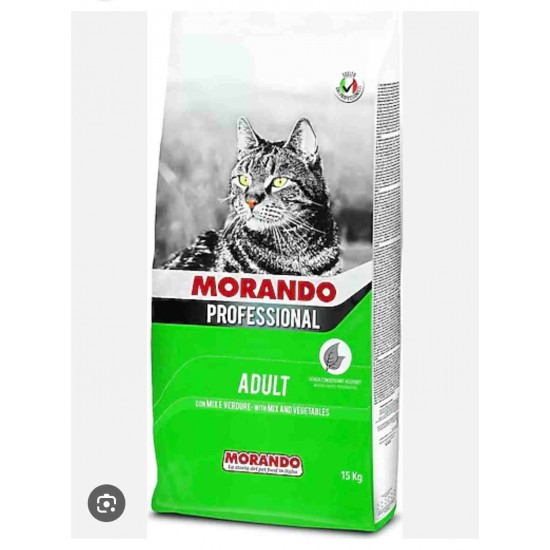 MORANDO YETİŞKİN KEDİ MAMASI-SEBZE KARIŞIMLI 2 Kg - CROQUETTES-MIX AND VEGETABLES-ADULT CAT MORANDO YETİŞKİN KEDİ MAMASI-SEBZE KARIŞIMLI 2 Kg - CROQUETTES-MIX AND VEGETABLES-ADULT CAT