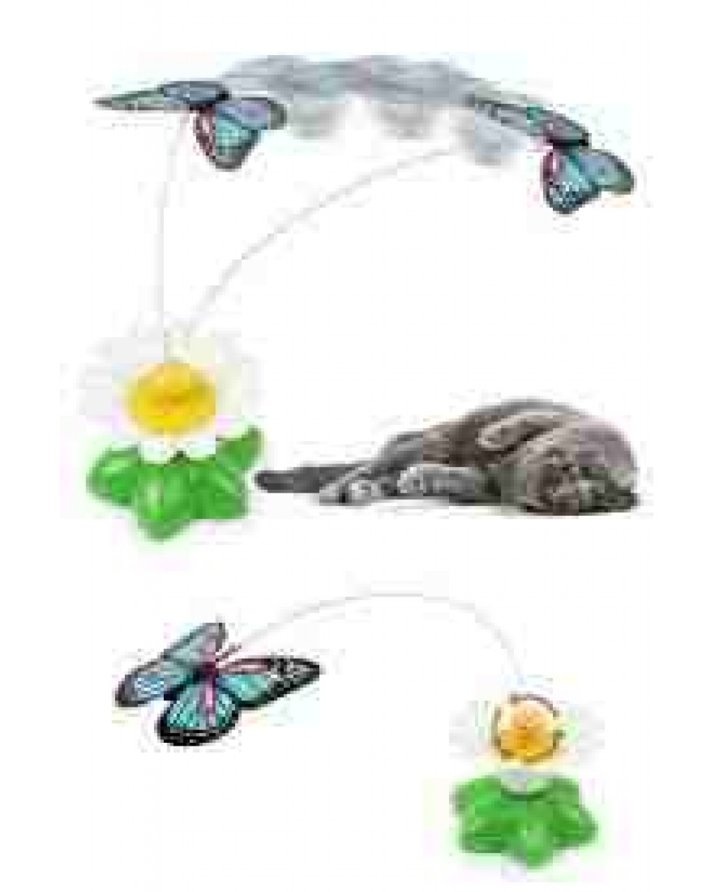 Pilli Hareketli Dönen Kelebek Kedi Oyuncağı Catch Butterfly Pilli Hareketli Dönen Kelebek Kedi Oyuncağı Catch Butterfly