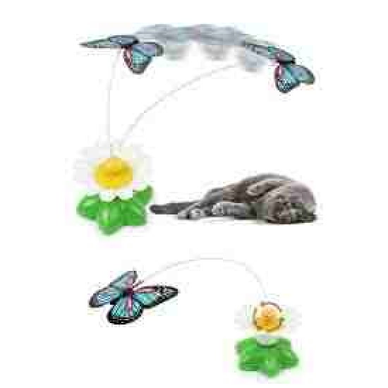 Pilli Hareketli Dönen Kelebek Kedi Oyuncağı Catch Butterfly Pilli Hareketli Dönen Kelebek Kedi Oyuncağı Catch Butterfly