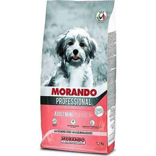 Morando Professionel Somonlu ve Pirinçli 1.5 kg Pro Age 8+ Küçük Irk Köpek Maması